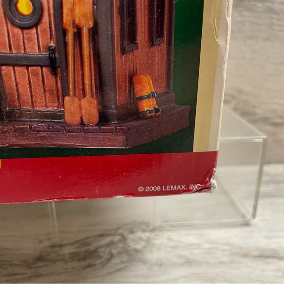 Lemax Signature Collection White Water Kayaks 85710 Lighted Cabin Rafting 2008 - Picture 4 of 14